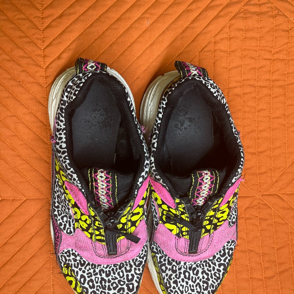 UGG Pink and Yellow Sneakers with Bold Neon Accents- super comfy!